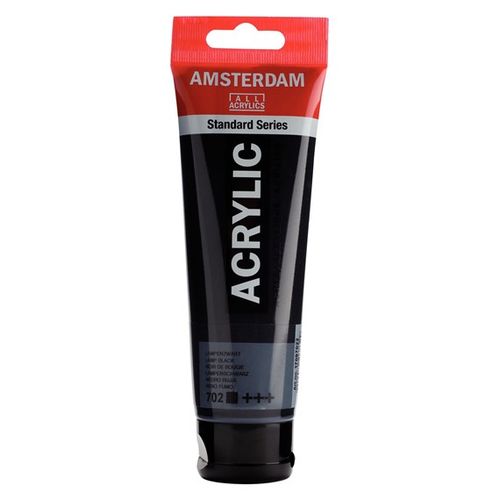 Lamp black 702 - Amsterdam Akrylfärg 120 ml