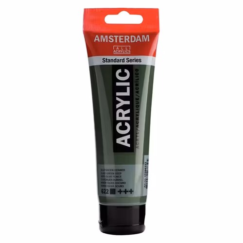 Olive green deep 622 - Amsterdam Akrylfärg 120 ml