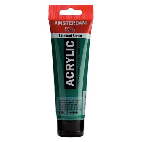 Permanent green deep 619 - Amsterdam Akrylfärg 120 ml