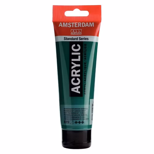 Permanent green deep 619 - Amsterdam Akrylfärg 120 ml