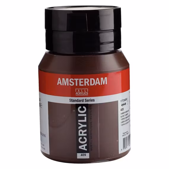 Burnt umber 409 - Amsterdam Akrylfärg 500 ml
