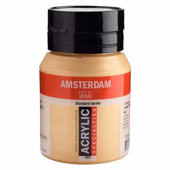 Light Gold 802 - Amsterdam Akrylfärg 500 ml