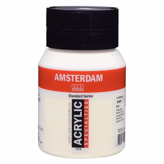 Pearl yellow 818 - Amsterdam Akrylfärg 500 ml