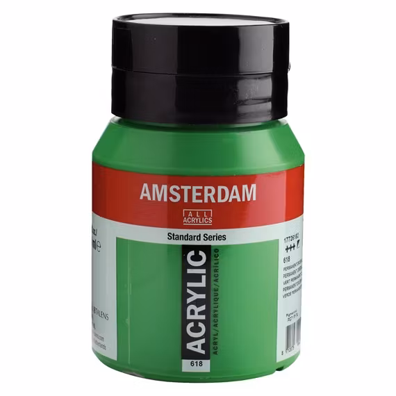 Permanent green light 618 - Amsterdam Akrylfärg 500 ml