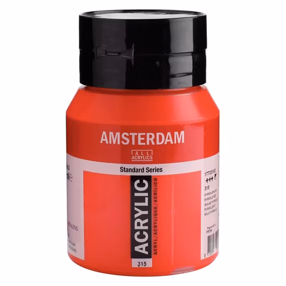 Pyrrole red 315 - Amsterdam Akrylfärg 500 ml