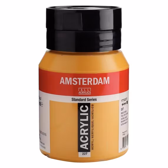 Yellow ochre 227 - Amsterdam Akrylfärg 500 ml