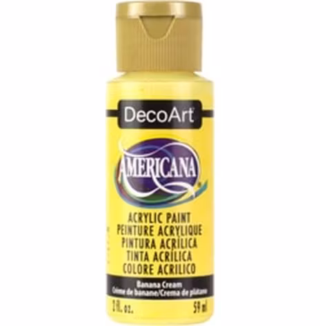 Bananan Cream - Americana hobbyfärg (akryl)