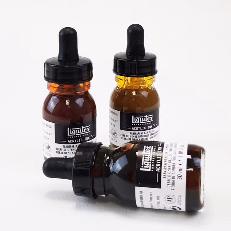 Acrylic Ink set - Jordfärger