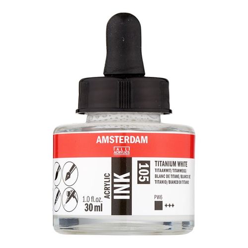 Titanium White Acrylic Ink 105