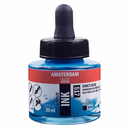 King's Blue Acrylic Ink 517