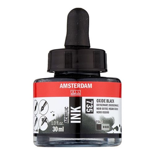 Oxide Black Acrylic Ink 735