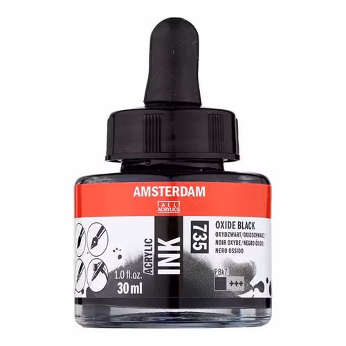 Oxide Black Acrylic Ink 735