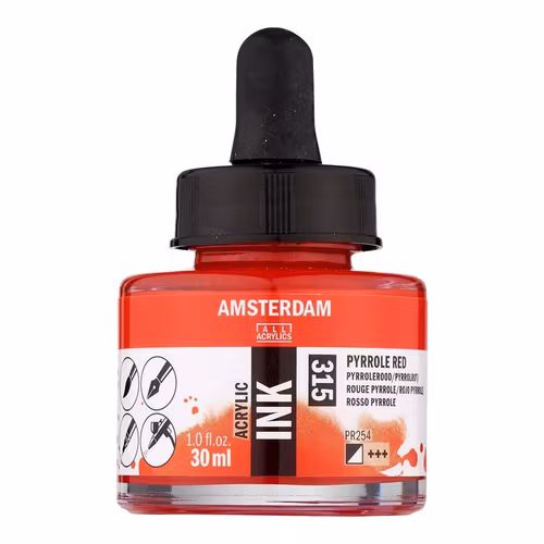 Pyrrole Red Acrylic Ink 315
