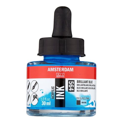 Brilliant Blue Acrylic Ink 564