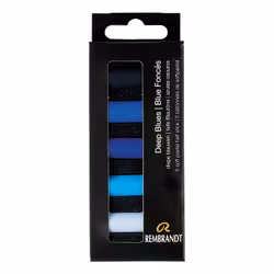 Soft Pastels Deep Blues