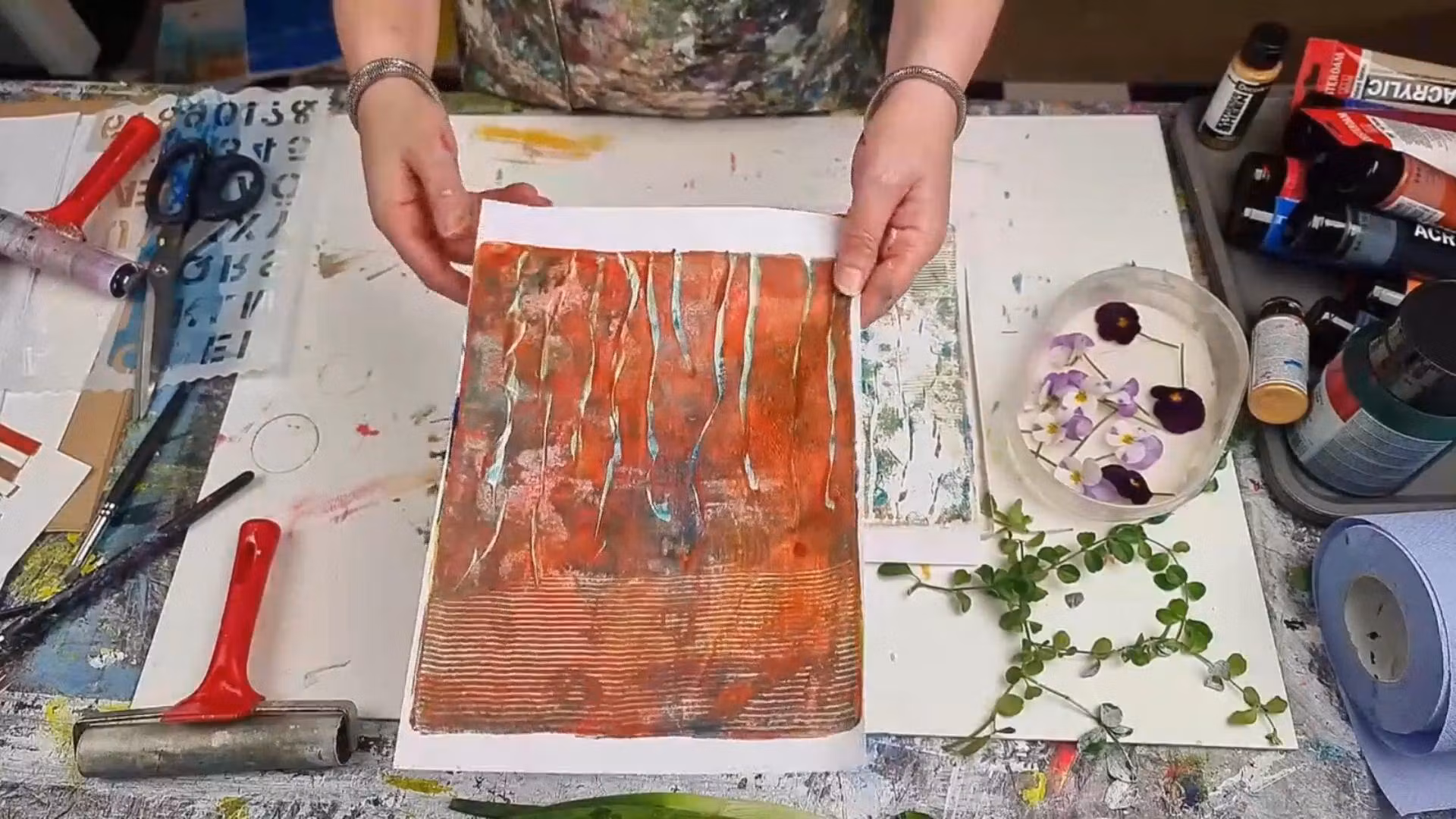 Unikt med Gelli Plate