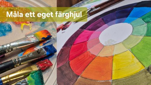 Webbkurs - Måla ditt eget färghjul
