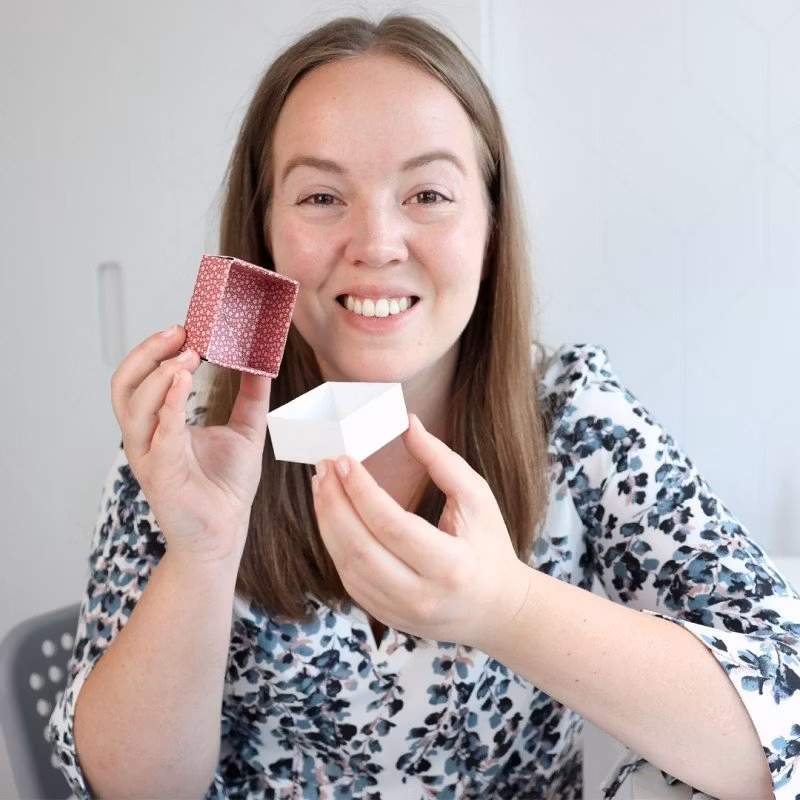 Vik en ask av papper - Så gör du