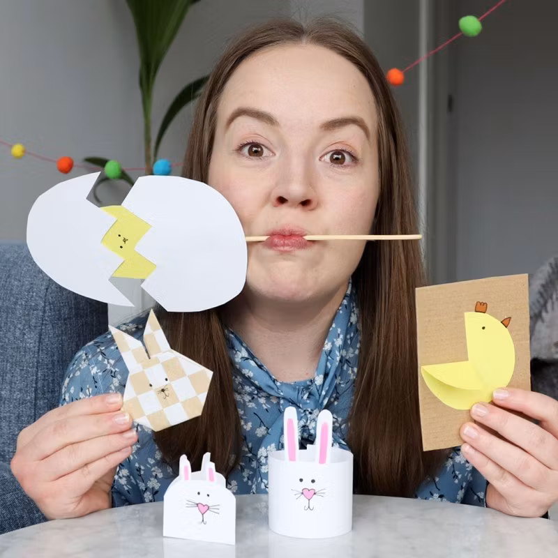 5 enkla påskpyssel med saker som finns hemma