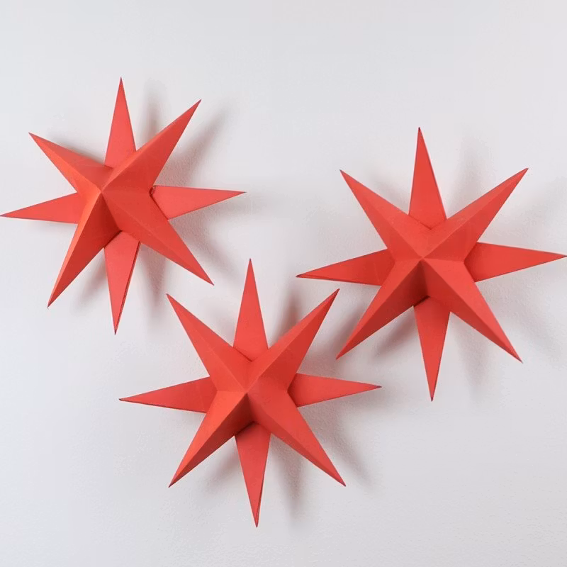 Julpyssel - Vik julstjärna i 3D