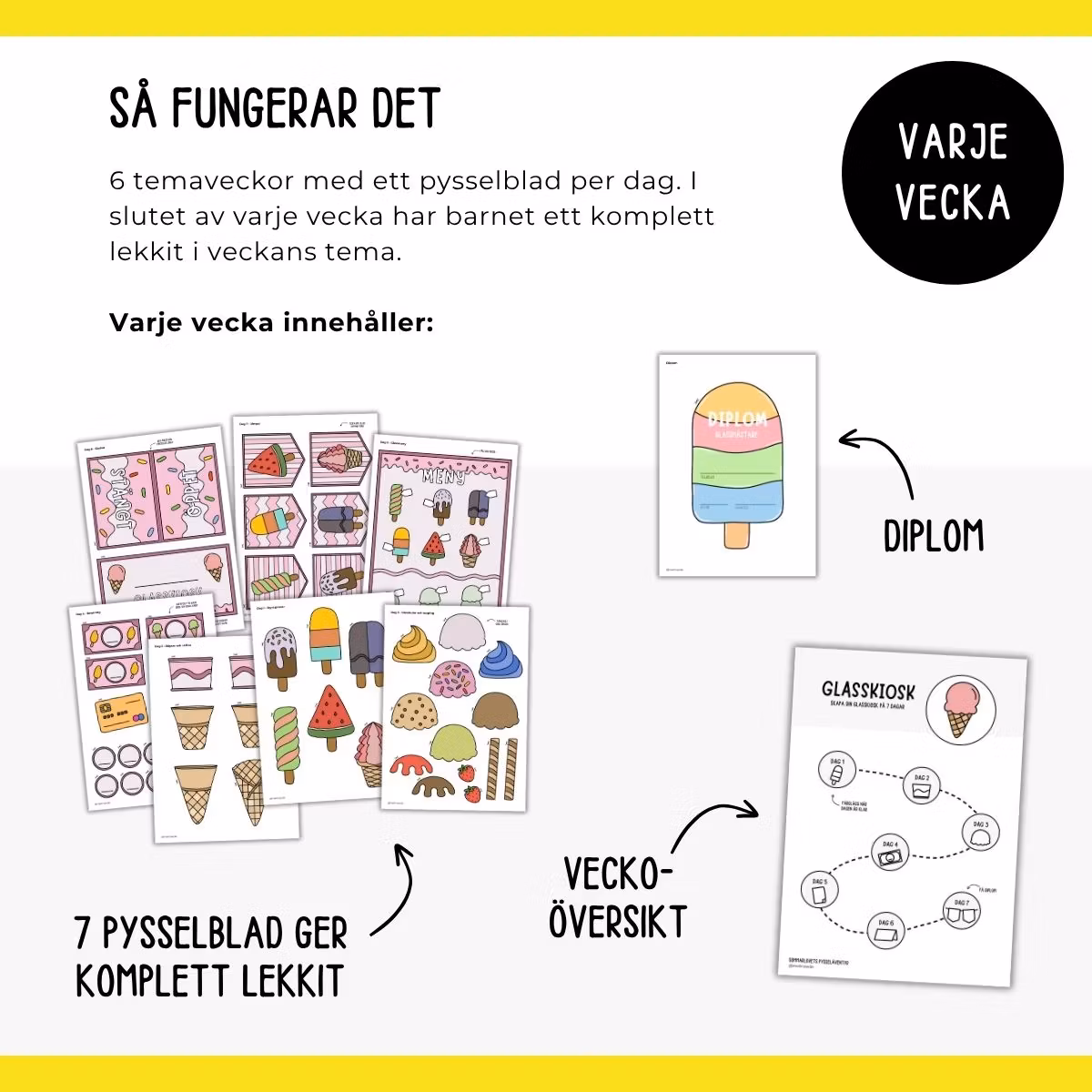 KOMBO pysseläventyr - Med färg & svartvit