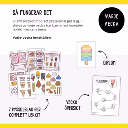 KOMBO pysseläventyr - Med färg & svartvit