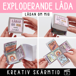 Lådan om mig - exploderande låda (mallar + video)