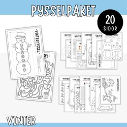 Pysselkit vinter - 20 pyssel och kluringar