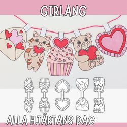 Girlang - alla hjärtans dag