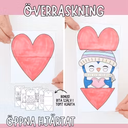 Alla hjärtans dag-pyssel - hjärtan