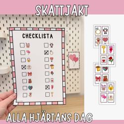 Skattjakt - alla hjärtans dag
