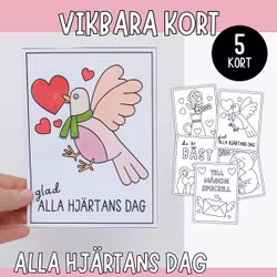 Alla hjärtans dag-kort: 5 motiv