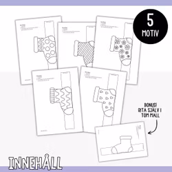 Rocka sockorna - pyssla dekoration