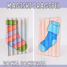 Rocka sockorna - pyssla magiskt dragspel