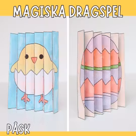 Påskpyssel - Magiska dragspel