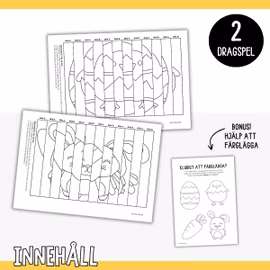 Påskpyssel - Magiska dragspel