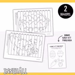 Påskpyssel - magiska dragspel