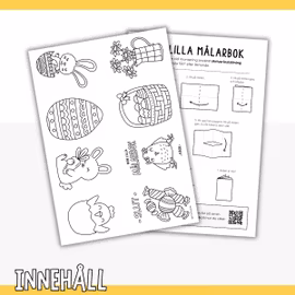 Min lilla målarbok - Påskpyssel för barn