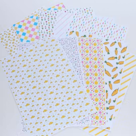 Mönstrat papper (påsk) - Skriv ut själv