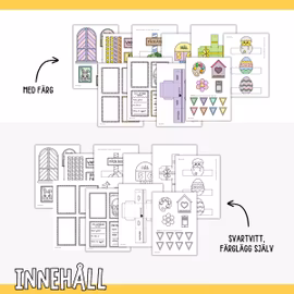 Låt påsknissen flytta in: påskharens nissedörr och tillbehör