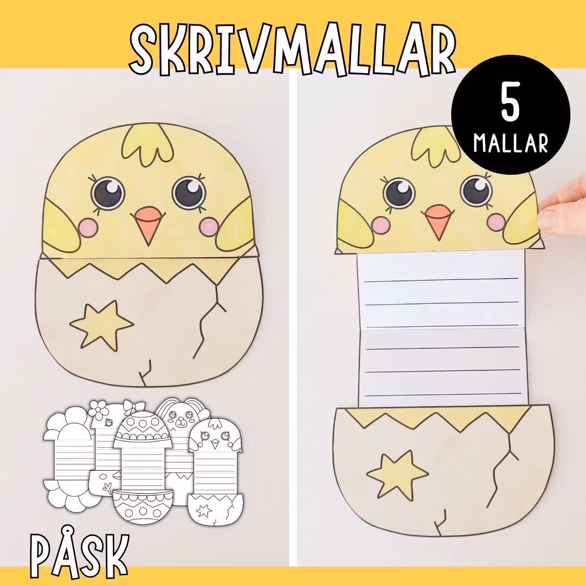 Skrivmallar - påsk