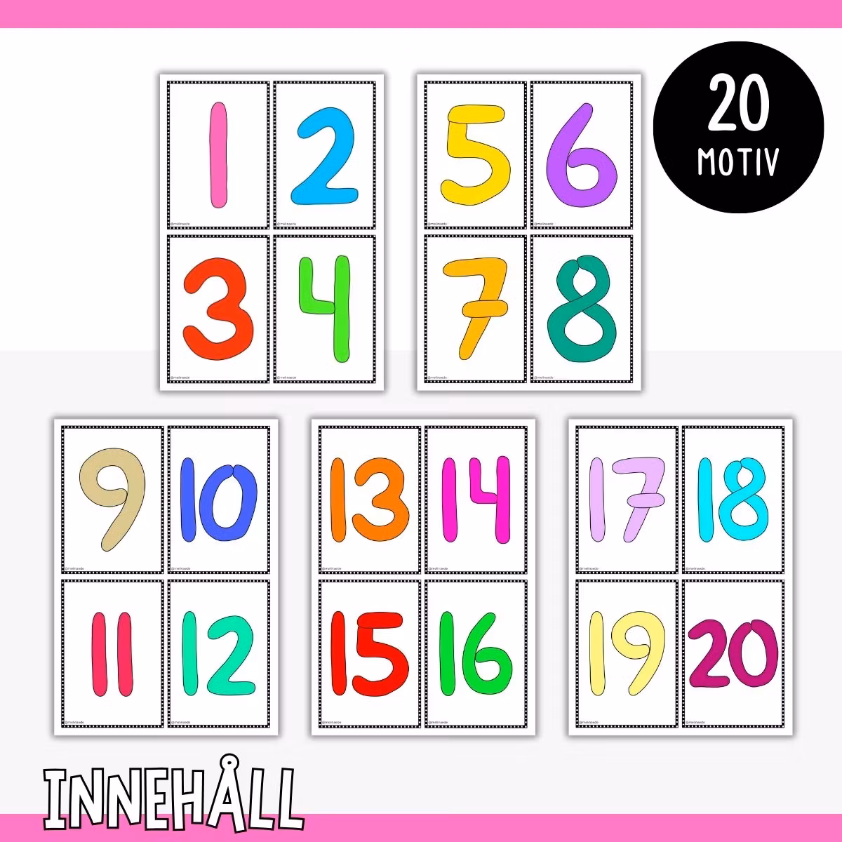 123-kort till leklera