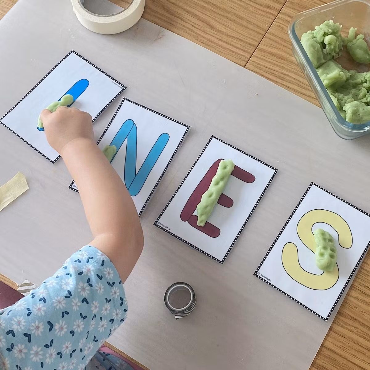 ABC-kort till leklera