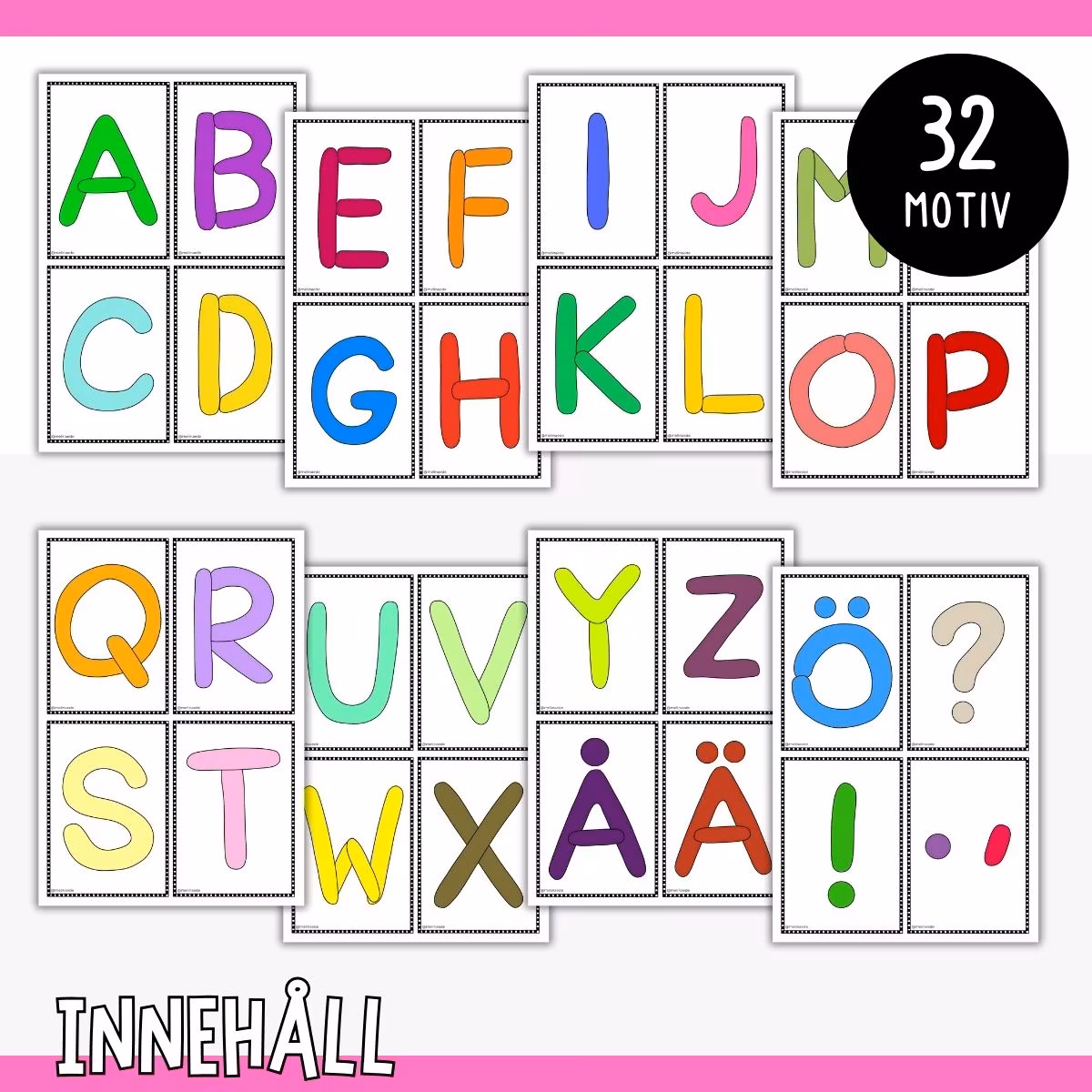 ABC-kort till leklera