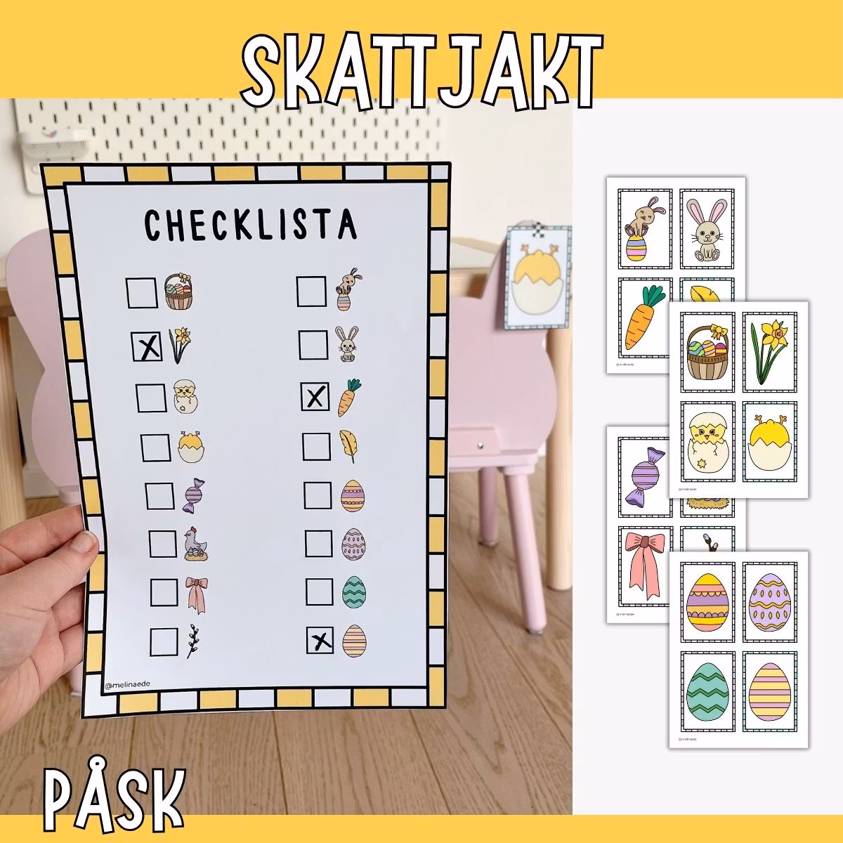 Skattjakt till påsk – rolig aktivitet för barn - Pyssel för barn att ...