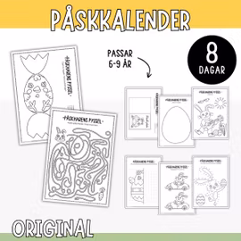 Påskharens pyssel 8 dagar - Original