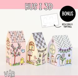 Vårpyssel - hus i 3D