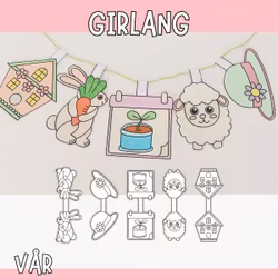 Girlang - vårpyssel