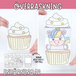 Öppningsbara pyssel: enhörningar