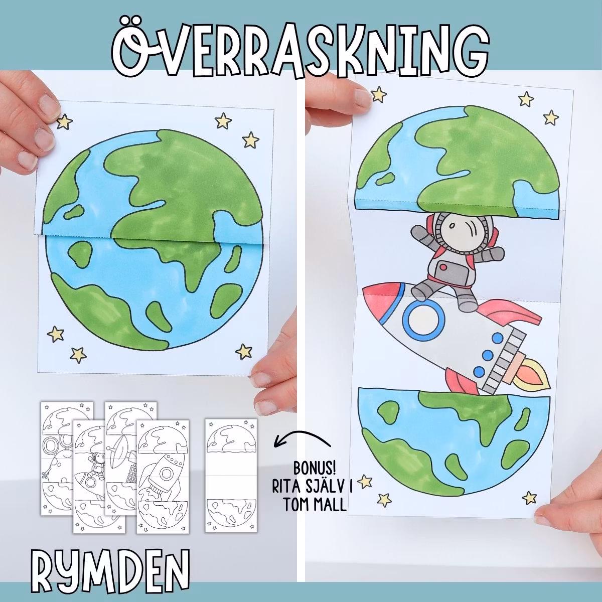 Öppningsbara pyssel: rymden